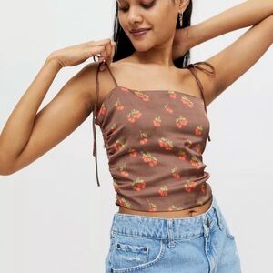 Urban Outfitters Brown Cherry Camisole